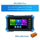 CCTV Camera Tester 8MP AHD CVI TVI CVBS IP Camera HD Display Video ...
