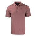 thumbnail image 2 of Men's Cutter & Buck Maroon/White Boston College Eagles Forge Eco Double Stripe Stretch Recycled Polo, 2 of 3