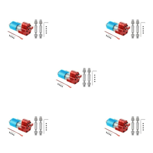 maskred Metal Box Transfer 370 Motor Accessory for WPL C14 Q60 Red 3.17mm 5Set