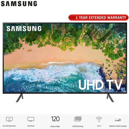 Samsung 75NU7100 75" NU7100 Smart 4K UHD TV (2018) with Extended Warranty (UN75NU7100)