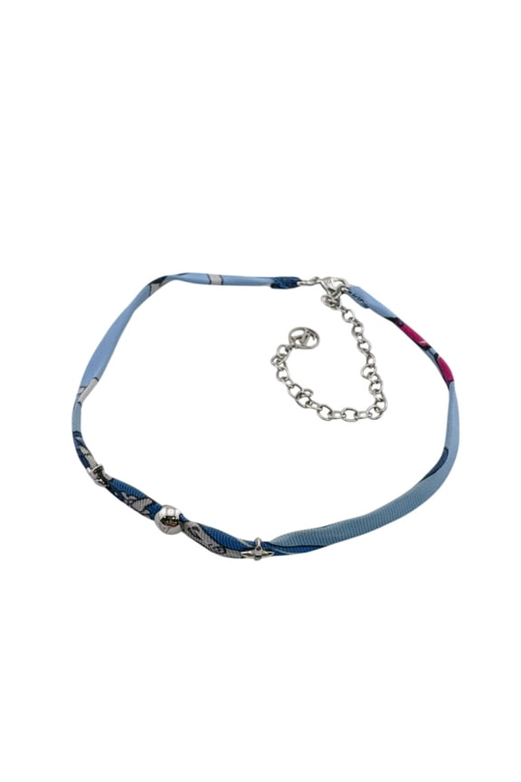 Pre-Owned LOUIS VUITTON M68944 Bracelet Bee Mindful LV Circle Chain Blue