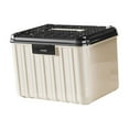 thumbnail image 2 of Tnarru Lockable Storage Container Bin Lidded Storage Container Stackable Document Organizer Case for Living Room School Dorm Kitchen 36.2x28.5x25.7cm, 2 of 8