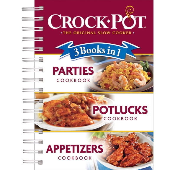 Pre-Owned Crockpot Parties, Potlucks, Appetizers (3 Books in 1) (Spiral-bound) 1680220373 9781680220377
