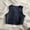 Shirts-Navy, variant on Gamivast Crop Tank Tops for Women Sleeveless High Neck Ribbed Workout Basic Athletic Camisole Slim Fit Stretchy Y2K Flattering Summer Activewear for Yoga Gym Running Black XL
