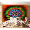 thumbnail image 3 of Tiptophomedecor Abstract Wallpaper Wall Mural - Kaleidoscope Of Colours, 3 of 7