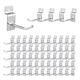 thumbnail image 1 of Gancho Blister Panel Ranurado Exhibipanel 5cm 60 pcs GRIS, 1 of 5