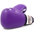 thumbnail image 7 of Woldorf USA Men and Women Training Fighting Sports Boxing Gloves - Heavy Punching Bag for Kids - Sparring Gloves, Kickboxing Gloves, Muay Thai Gloves and MMA Sparring Gloves - Vinyl Purple, 7 of 7