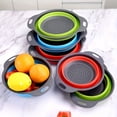 thumbnail image 4 of 1Pcs Collapsible Colander Set, Silicone Collapsible Strainers for Kitchen, Perfect for Draining Pasta, Vegetable and Fruit, Food Strainer, Dishwasher Safe, 4 of 9