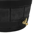 thumbnail image 3 of Good Ideas Rain Vault 50-gallon Rain Barrel - Black, 3 of 4