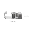thumbnail image 3 of KAKOWELY Shower Base Multifunctional Space Aluminum Shower Base With Hook Fixed Adjustable Rust-proof Shower Seat Shower Hose Bracket2.76"X0.98"X0.98", 3 of 5