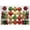 Red-Green, variant on 92pcs Christmas Ball Ornaments Christmas Tree Decoration Set with Srtings Shatterproof Christmas Baubles for Christmas Holiday Wreath Garland Party Decoration Gold-Silver