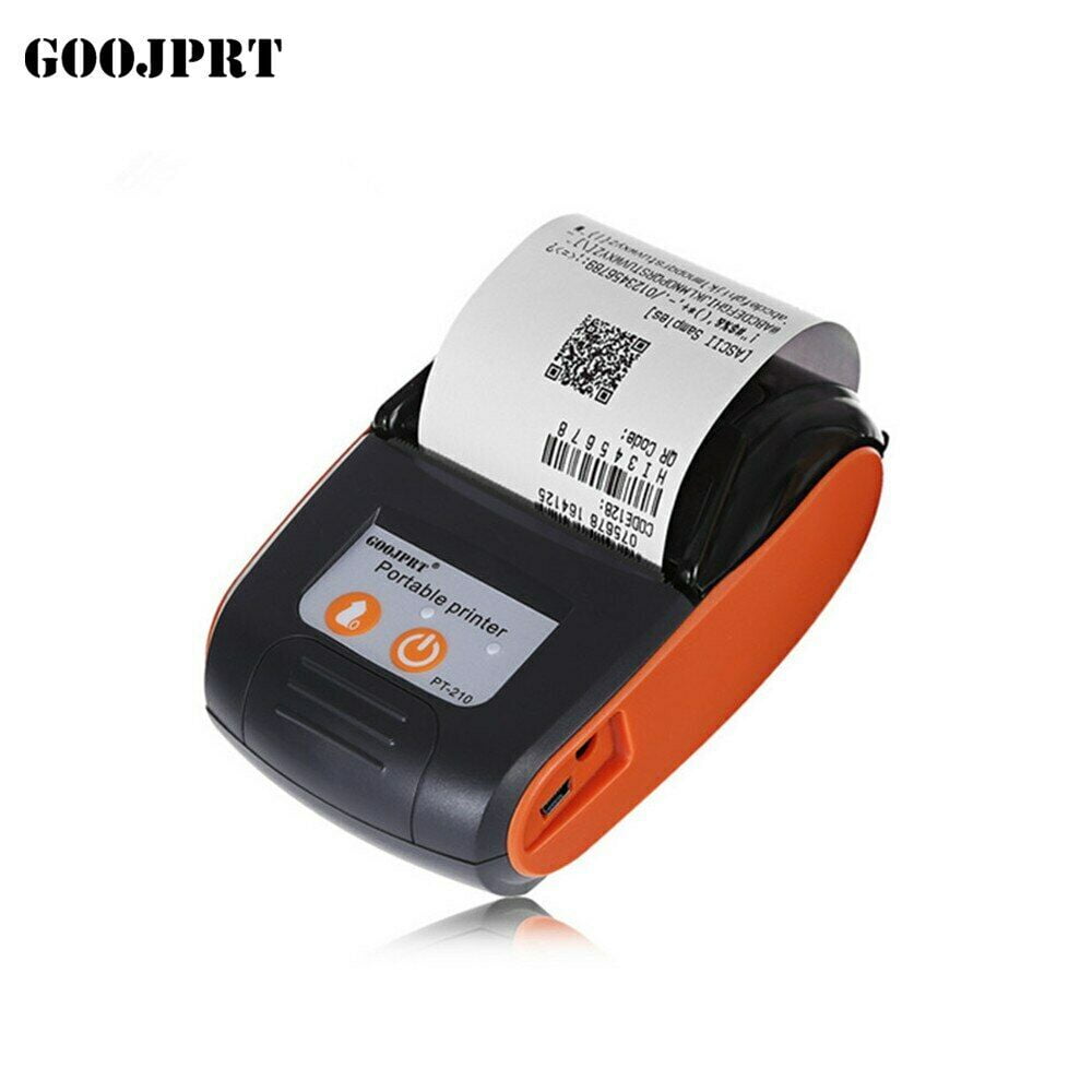 Bluetooth Thermodrucker 58 mm Portable Etikettendrucker DE 