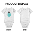 thumbnail image 3 of Boston Terrier Pocket Funny Baby Clothes Bodysuits Boy Girl Unisex, 3 of 5