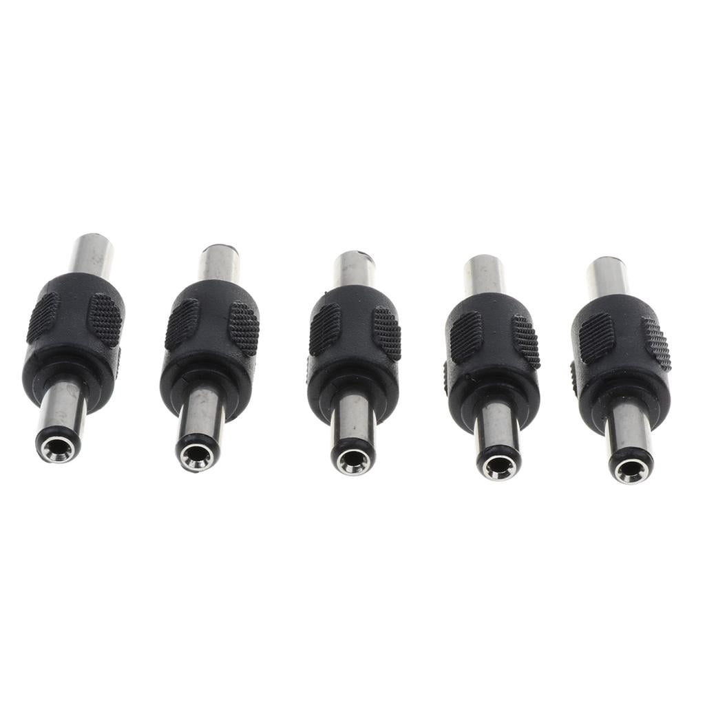 5x Metal Male To Male Adapter Coupler Connector 5.5mm - Walmart.com