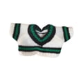 thumbnail image 4 of Ropa para muñecos de peluche de 20 cm, accesorios para animales de peluche, cómoda y elegante, para hacer tú mismo. Cuello en V verde blanco, 4 of 7