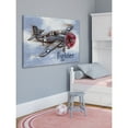 thumbnail image 4 of Marmont Hill "Fighter Plane" by Reesa Qualia Painting Print on Wrapped Canvas, 4 of 5