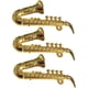 thumbnail image 3 of 3 piezas de instrumentos musicales en miniatura para decoración de casa de muñecas a escala 1:12, ideales para el hogar o la habitación de los niños (estilo saxofón)., 3 of 8