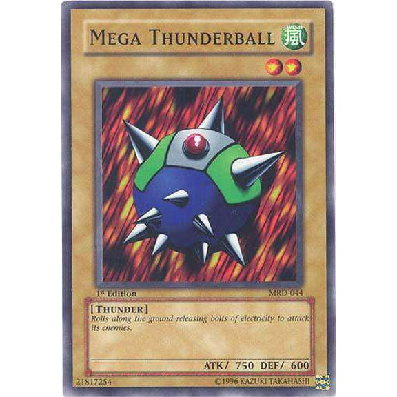 YuGiOh Metal Raiders Common Mega Thunderball MRD-044