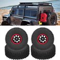 thumbnail image 3 of 1.9in RC Wheel, Great Workmanship RC Racing Wheel 4Pcs Practical Shock Absorption  for RC Racing for RC Car Blue,Red,Orange, 3 of 7