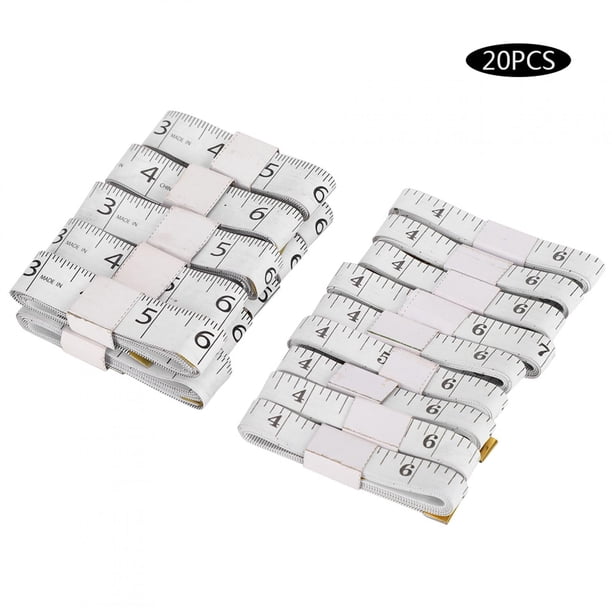 Regla suave de doble escala, cinta métrica corporal de doble escala, regla Flexible, solución innovadora, 20 Uds. Jadeshay A