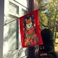 thumbnail image 4 of Shiba Inu Holiday Christmas House Flag 28 in x 40 in, 4 of 7
