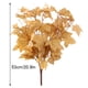 thumbnail image 2 of Hojas artificiales Tela de plantas Imitación de hojas Ramo Decoración de plantas de simulación para el hogar, Amarillo sidaley HA8212-03B, 2 of 6