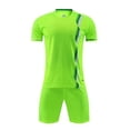 thumbnail image 2 of Penkiiy Kids Sportswear Set: Breathable Athletic Outfit, Fast - Drying Soccer Shorts & Tee, Elastic Waist (Boys/Girls), 2 of 6