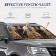 thumbnail image 4 of Saiise Prairie Tournesol Vache pour Voiture Pliable Pare-Soleil (Lot de 2) Offre Protection Solaire avec un Design Pliable Facile pour Pare-Brise Pratique-Moyen, 4 of 6