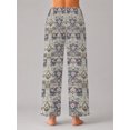 thumbnail image 3 of Pajama Pants for Women, Distressed Vintage Soft Breathable Sleepwear Lounge Pants with Pockets, 3 of 8