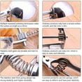 thumbnail image 3 of YOPTOP 4cm Stainless Steel Ice Cream Mashed Potato Cookie Scoop Spoon Spring Handle S,L, 3 of 7