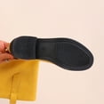 thumbnail image 7 of UngA Women Boots Mid Calf Soft Slouchy Flat to Low Heel Pull On Fall Weather Winter Boot for Women Yellow,Size 6.5, 7 of 7