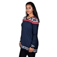 thumbnail image 2 of RWB Womens Round Neck Pullover Sweater Navy Blue 2X-Large, 2 of 3