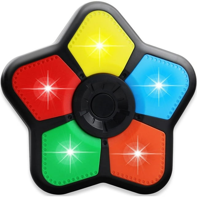 Juego de memoria electrónico con luces y sonidos, juego de memoria portátil para niños, juegos cerebrales que agudizan la mente para niños y adultos