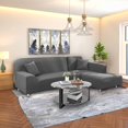 thumbnail image 2 of Moonsaad Stretch Sectional Couch Slipcovers, L-Shape Corner Sofa Covers, 1/2/3Seats Sofa Protector Covers, 2 of 11