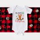 thumbnail image 4 of Peleles personalizados para bebé con nombre para la primera Navidad, mono personalizado para recién nacido, ropa de fiesta, monos para niño y niña, regalos para bebé, 4 of 5