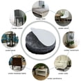 thumbnail image 4 of 30pcs Round 3/4" Felt Furniture Pads Grippers Floor Protector for Table Desk Leg Grey, 4 of 7