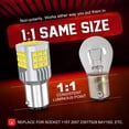 thumbnail image 6 of For TOYOTA Tacoma 1995-2004 1157 2057 White LED Tail Brake Parking Light Bulbs, 6 of 12