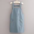 thumbnail image 1 of HLONK Waterproof And Oil-Proof Thickened Strap Apron | Double Flip Large-Capacity Storage Pocket | Kitchen Cleaning Overalls | Advertising Custom Printing Waist | Wear-Resistant And Washa, 1 of 7