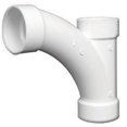 thumbnail image 1 of Charlotte PVC005011000HA 3 in. 140 Degree Long Turn Tee, 1 of 1
