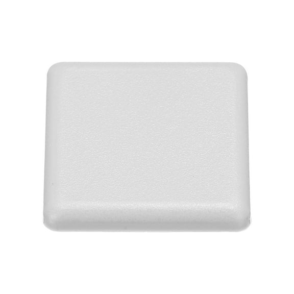 Standard Plastic Square Aluminum Extrusion End Cap Gray White 30x30mm 24pcs
