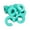 Blue, variant on Portable Sponge Hair Rollers Heatless Hair Curlers Soft Sleepings Rollers C Shape Hair Rollers Curlers for Any Hair Type