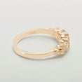 thumbnail image 6 of LBG British Made 14k Rose Gold Cubic Zirconia Womens Band Ring - 33 size options - Size 8.25, 6 of 7