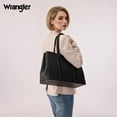 thumbnail image 6 of Wrangler Laptop Tote Bag for Women 15.6 Inch Computer Bag for Work Large Double Compartment Purse and Handbag,Black, 6 of 6