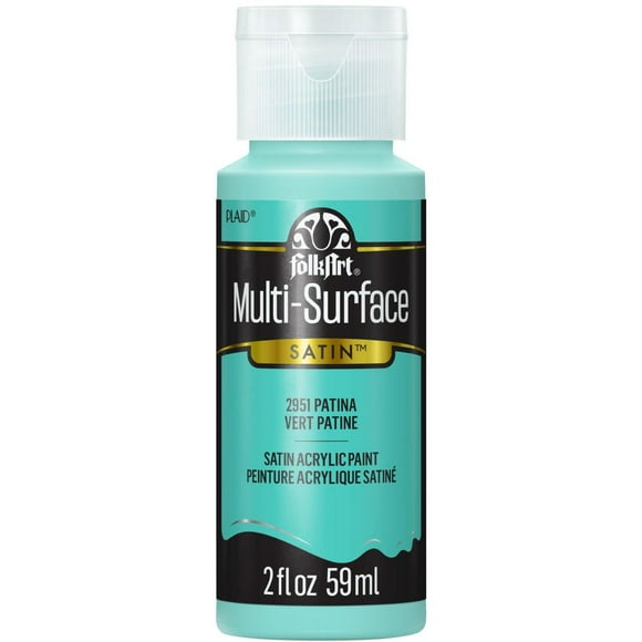 FolkArt Multi-Surface Satin Acrylic Paint, 2 fl. oz., Patina