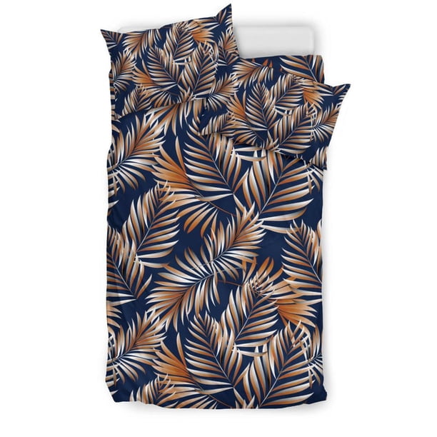 Juego de cama Tf07 con estampado de flores tropicales