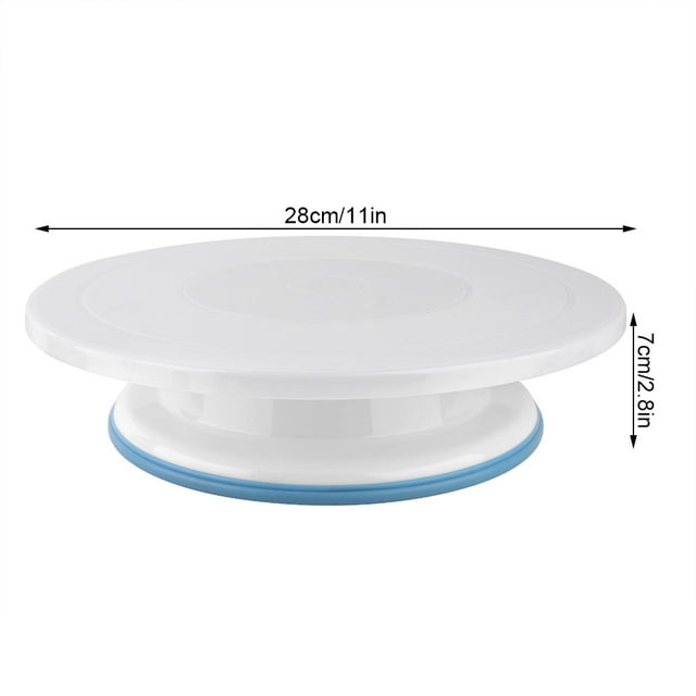 Rotating Cake Turntable Stand, Round Rotating Cake Stand Cake Dessert Decorating Tools Rotating Cake Stand Small Revolving Cake Stand for Home Christmas Thanksgiving Party
