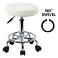 thumbnail image 4 of Silla con ruedas KKTONER de piel sintética regulable en altura, 4 of 8