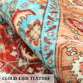 thumbnail image 4 of Washable 8x10 Area Rugs for Living Room - Rug Bedroom Carpet, Neutral Moody Vintage, Traditional Dining Room Rugs, Soft Comfortable, Non-Slip, Red, 4 of 7