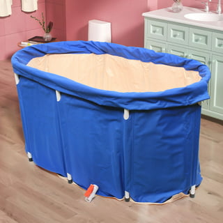Teen Size Folding Bathtub, Inflatable Bath tub, Portable Bathtub, Plastic  Bathtub, Folding Bath Bucket, Bath tub (Pink)