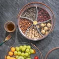thumbnail image 5 of KDFWDM Divided Serving Tray with Lid and Handle Snackle Box Charcuterie Container Portable Snack Platters for Candy, Fruits, Nuts, Snacks, for Parties, Entertaining, Picnic, 5 of 9